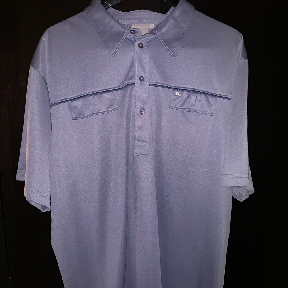 J Lindeberg men’s light purple golf shirt sizexXXL